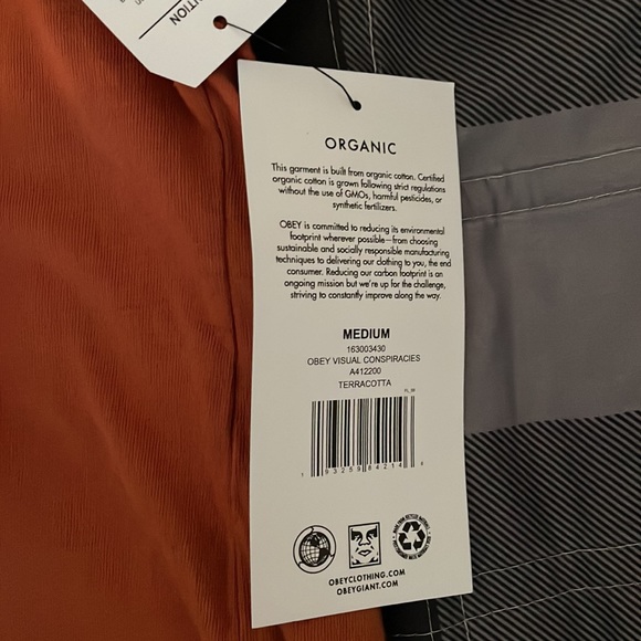 Obey VISUAL CONSPIRACIES ORGANIC T-SHIRT Size M - Picture 3 of 3